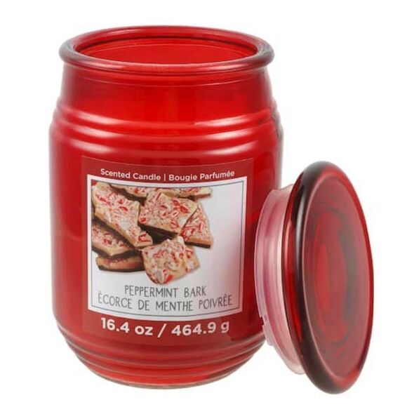 New Red Peppermint Home Jar Candle - Picture 6 of 13